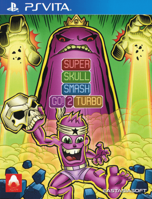 Super Skull Smash Go! 2 Turbo box art for Playstation Vita